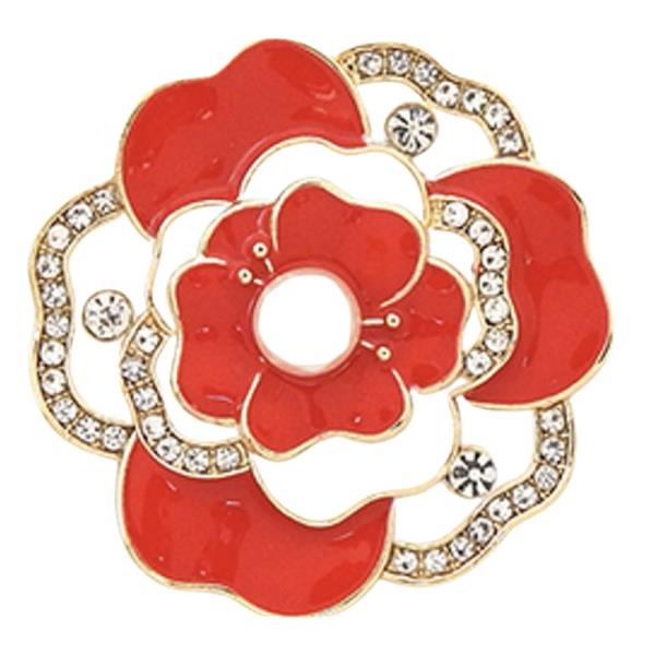 LUXURY EPOXY FLOWER BROOCH