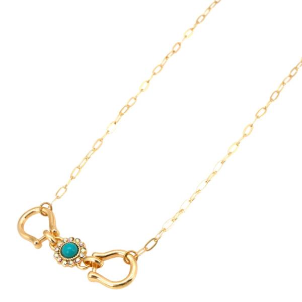 HORSE BIT METAL CHAIN NECKLACE