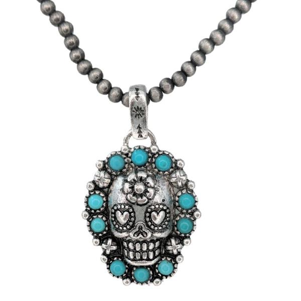 WESTERN SEMI STONE NAVAJO NECKLACE