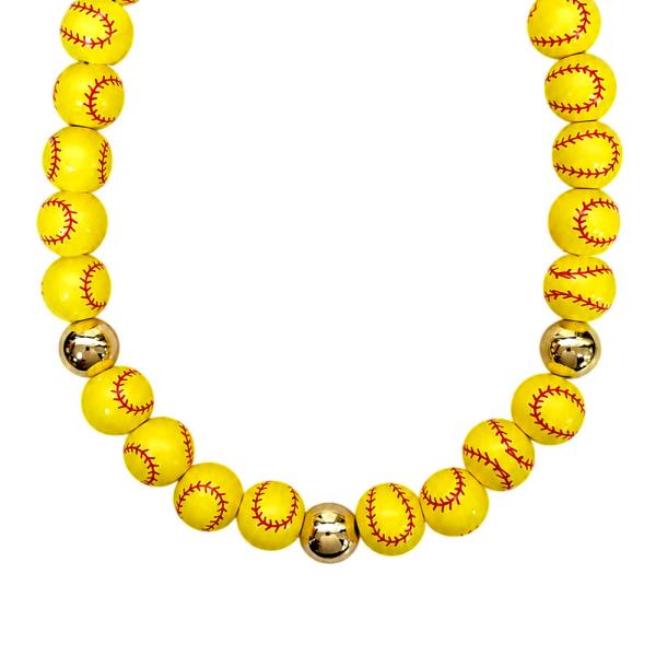 Baseball Necklace
