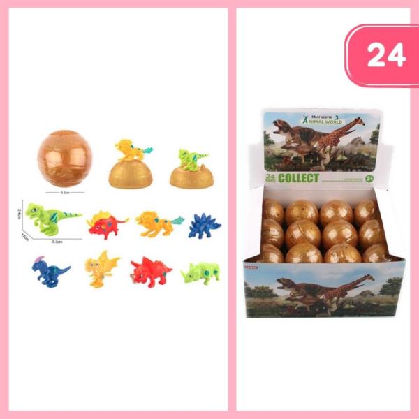 Animal Kingdom Dino Collectables (24 Units)