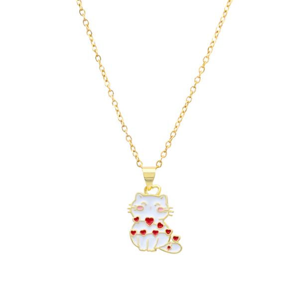 CAT STAINLESS STEEL NECKLACE