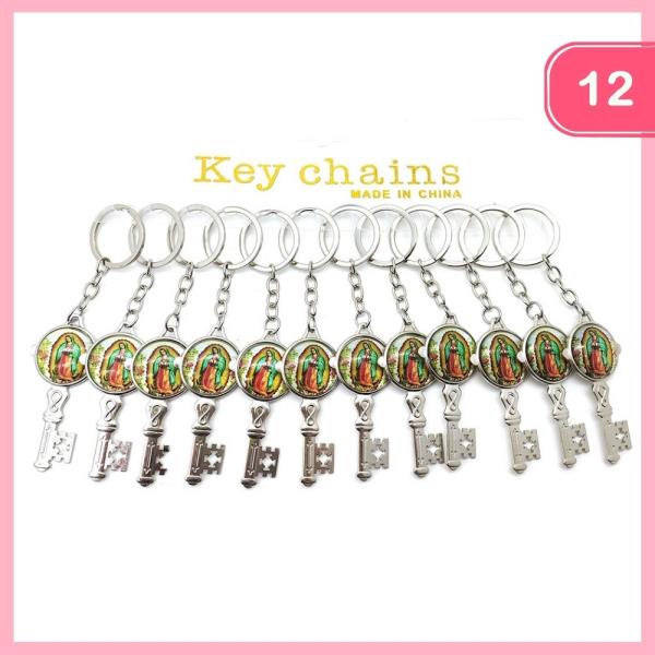 Virgin Mary Key Keychain (12 Units)