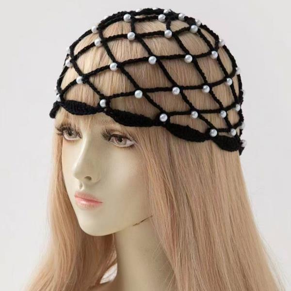 PEARL NET HAIR CAP