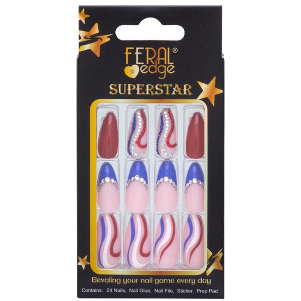 FERAL EDGE Superstar Nail Decoration Set