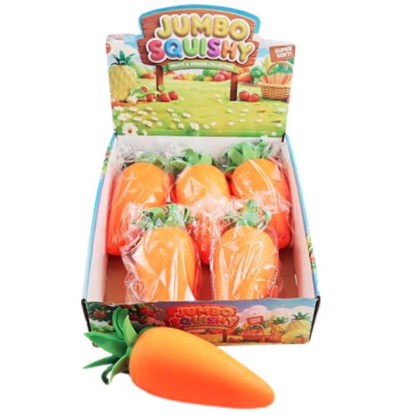 Carrot Jumbo Squishy (6 Units)