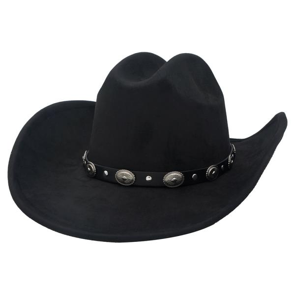 Ripple Concho Band Microsuede Cowboy