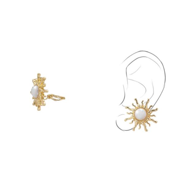 Rhinestone Clip On Earring