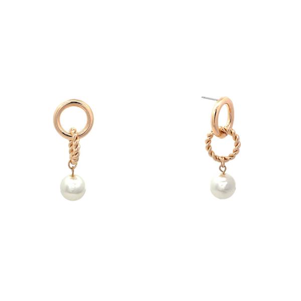 Pearl Drop Stud Earring