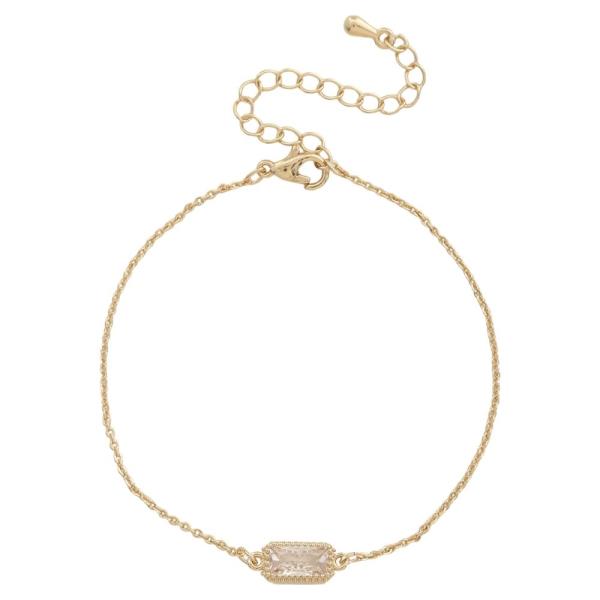 SODAJO Gold Dipped Metal Chain Bracelet