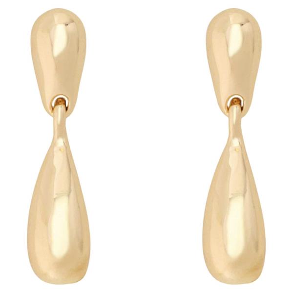 Double Teardrop Drop Earring
