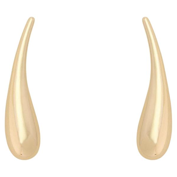 Long Teardrop Stud Earring