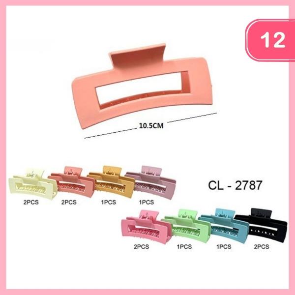 Hair Claw Clip Set (12 Units)