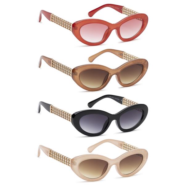OVAL CHIC DESIGN SUNGLASSES 1DZ