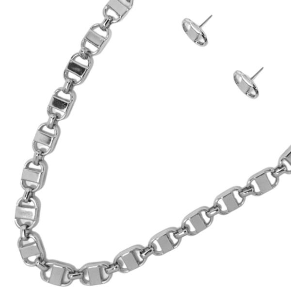 Metal Necklace Set
