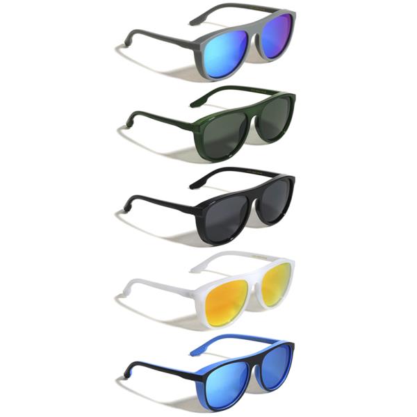 Color Mirror Lens Aviator Sports Sunglasses 1DZ