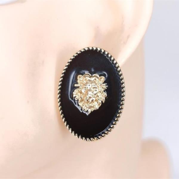 Lion Stud Earring