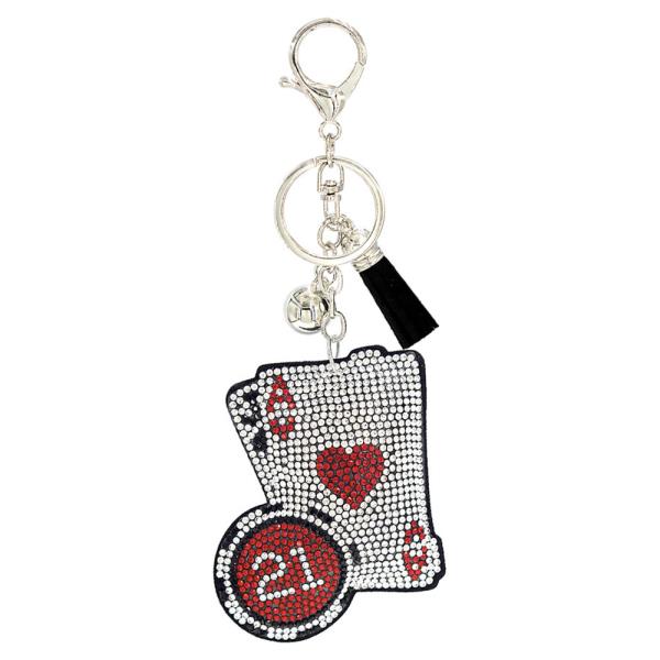 ACE CARD CHIP KEYCHAIN