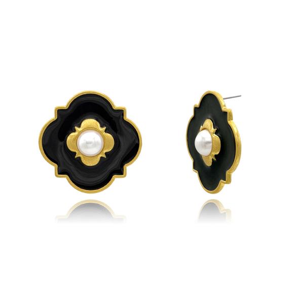Moroccan Shape Statement Earring
