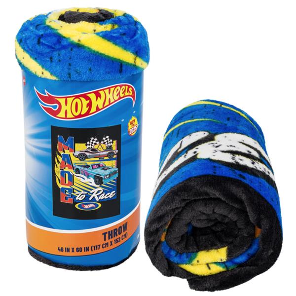 Hot Wheels Throw Blanket