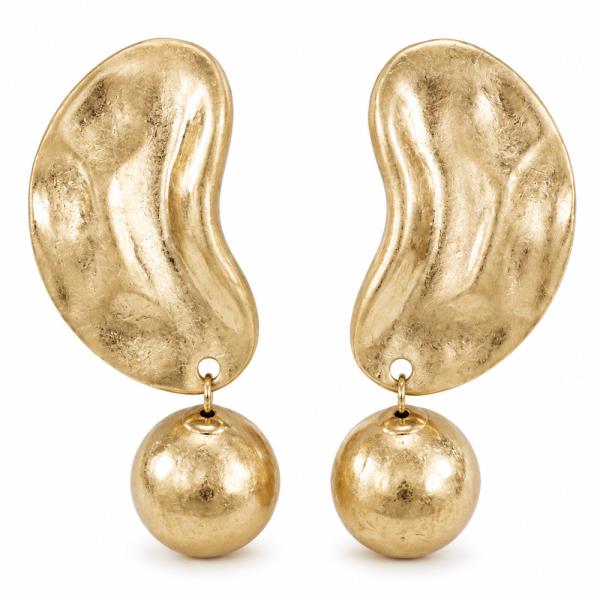 Pearl Organic Drop Earring