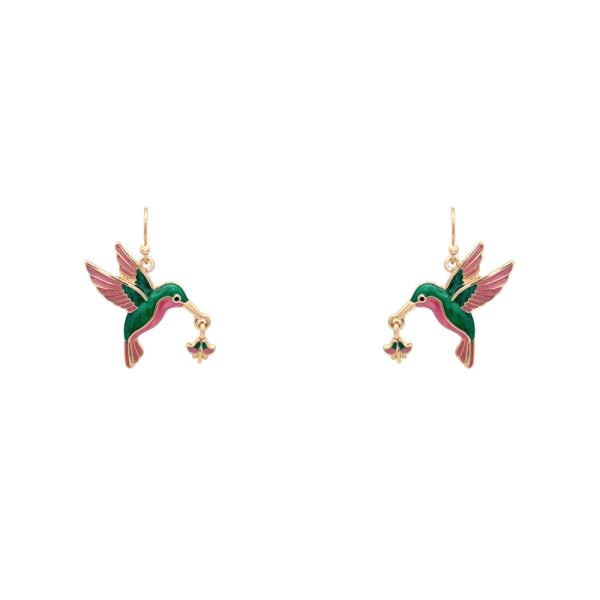 Hummingbird Dangle Earring