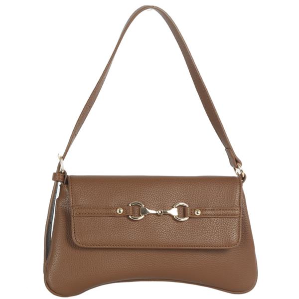 CURVED FASHION DESIGN SHOULDER BAG