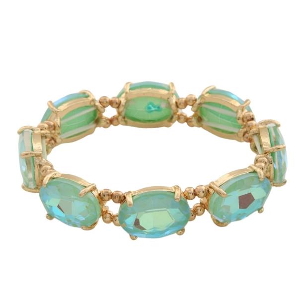CRYSTAL STONE STRETCH BRACELET