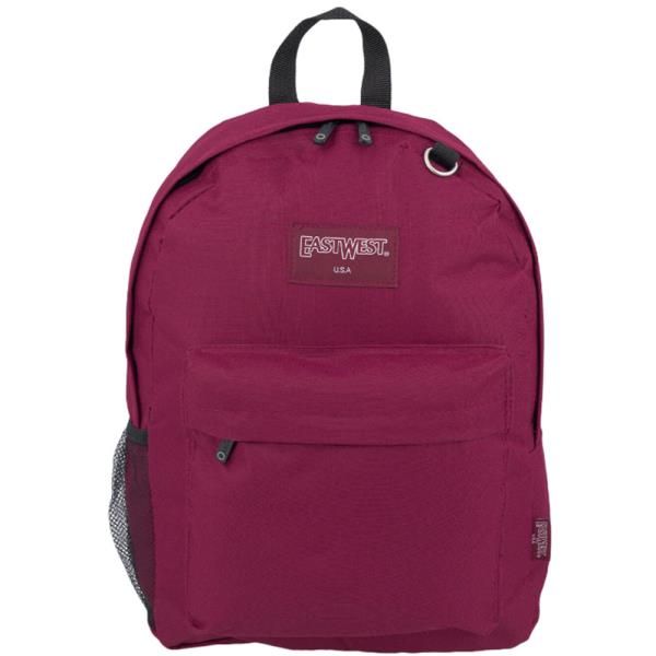 Burgundy East West Backpack
