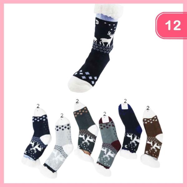 CHRISTMAS THEME  SOCKS (12 UNITS)