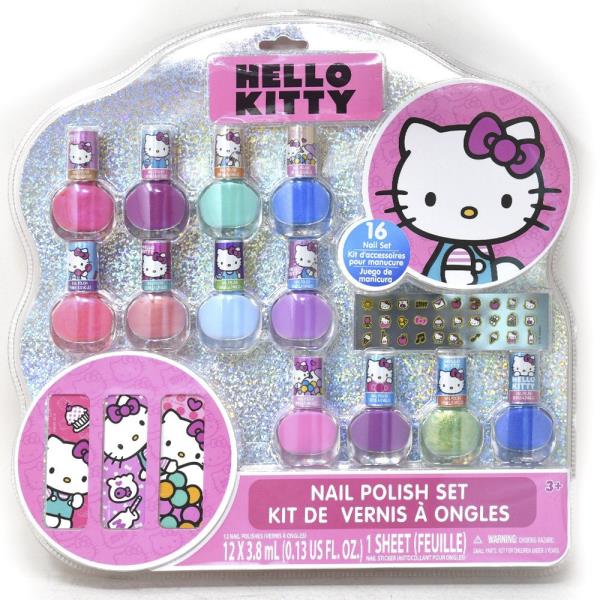HELLO KITTY 12PC NAIL POLISH SET