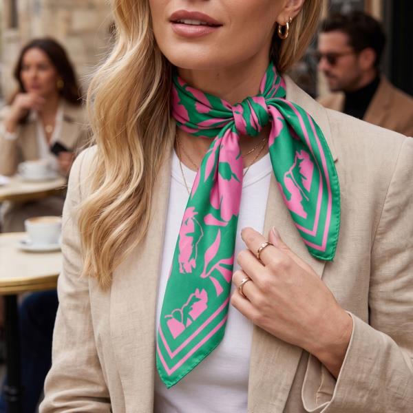 Floral Print Bandana