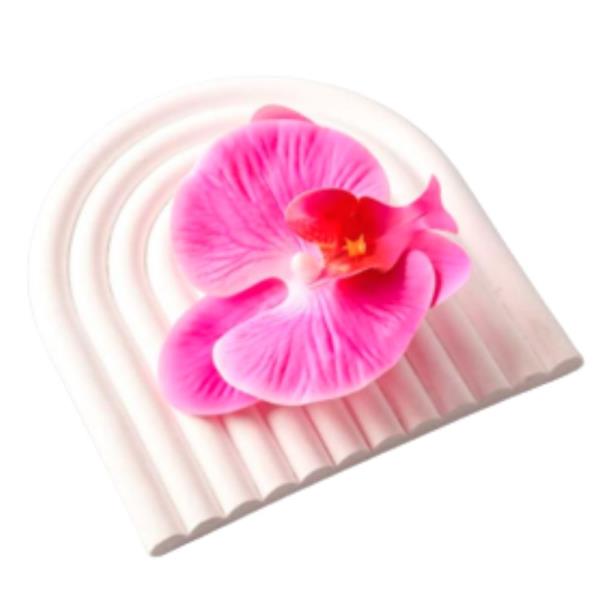 Artificial Pearl Orchid Clip