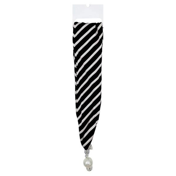 STRIPE SCARF NECKLACE