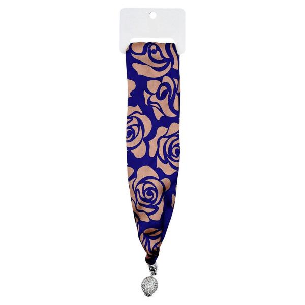 PRINT SCARF NECKLACE