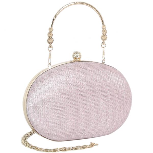 ROUND TEXTURED EVENING BAG