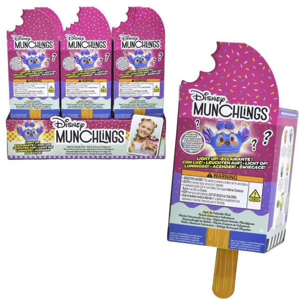 Mystery Disney Munchlings Light Up Scented Plush
