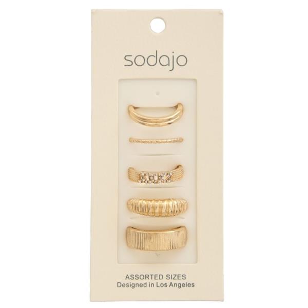 SODAJO Multi Mixed Ring Set