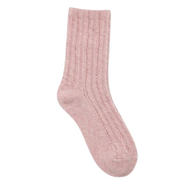 RIBBED CREW SOCKS