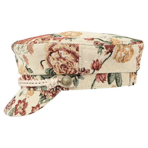 FLORAL PATTERN FISHERMAN CAP