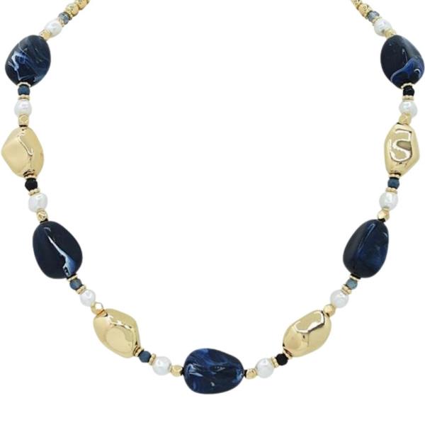 Multi Color Beaded Necklace