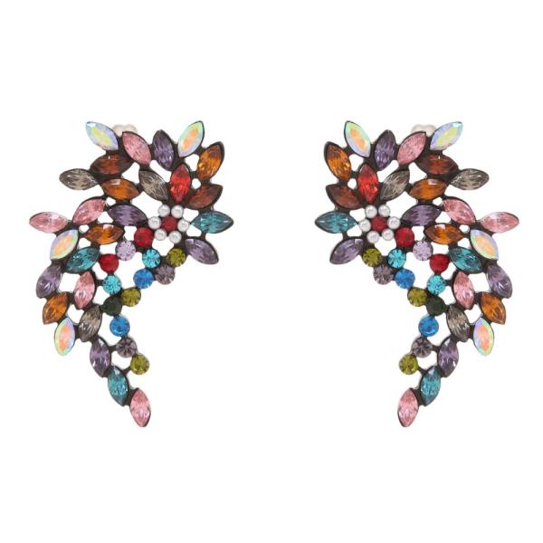 Multi Color Stone Earring