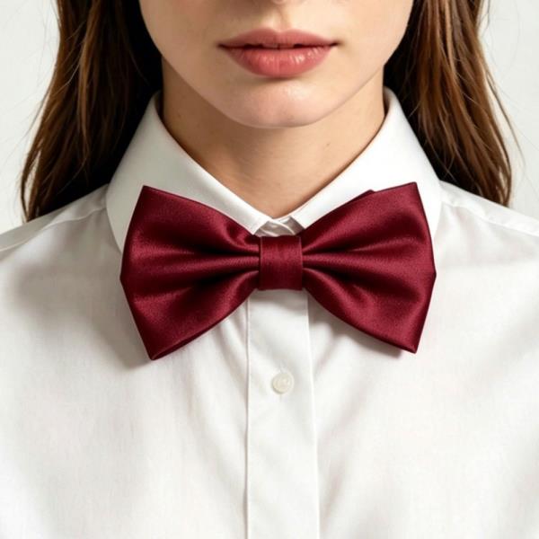 SATIN PRE TIED BOW TIE