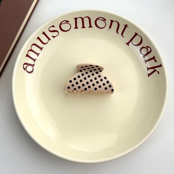 Rhinestone Dot Mini Hair Claw Clip