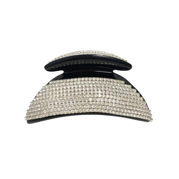 Rhinestone Domed Hair Claw Clip