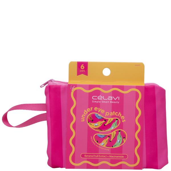 CELAVI Under Eye Patches W Zipper Pouch (6 Pairs)