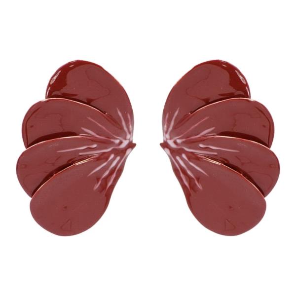 Color Epoxy Wing Post Earring