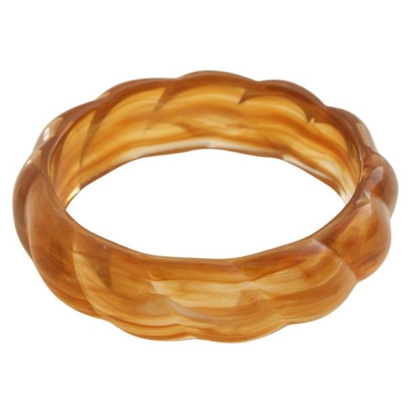 Marble Resin Bangle Bracelet