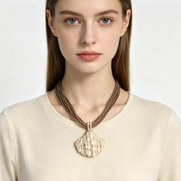 Sealife Shell Pendant Necklace