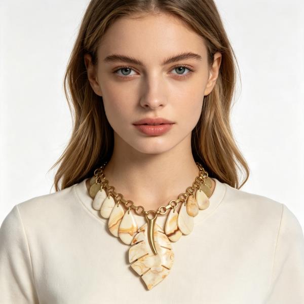 Sealife Shell Pendant Necklace